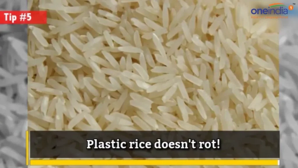 plastic rice doesn't rot!