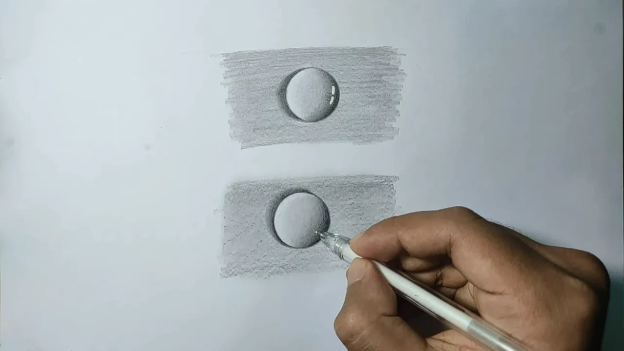 Easy 3D Water Drop Drawing Tutorial _ Easy Pencil Drawing_000055733